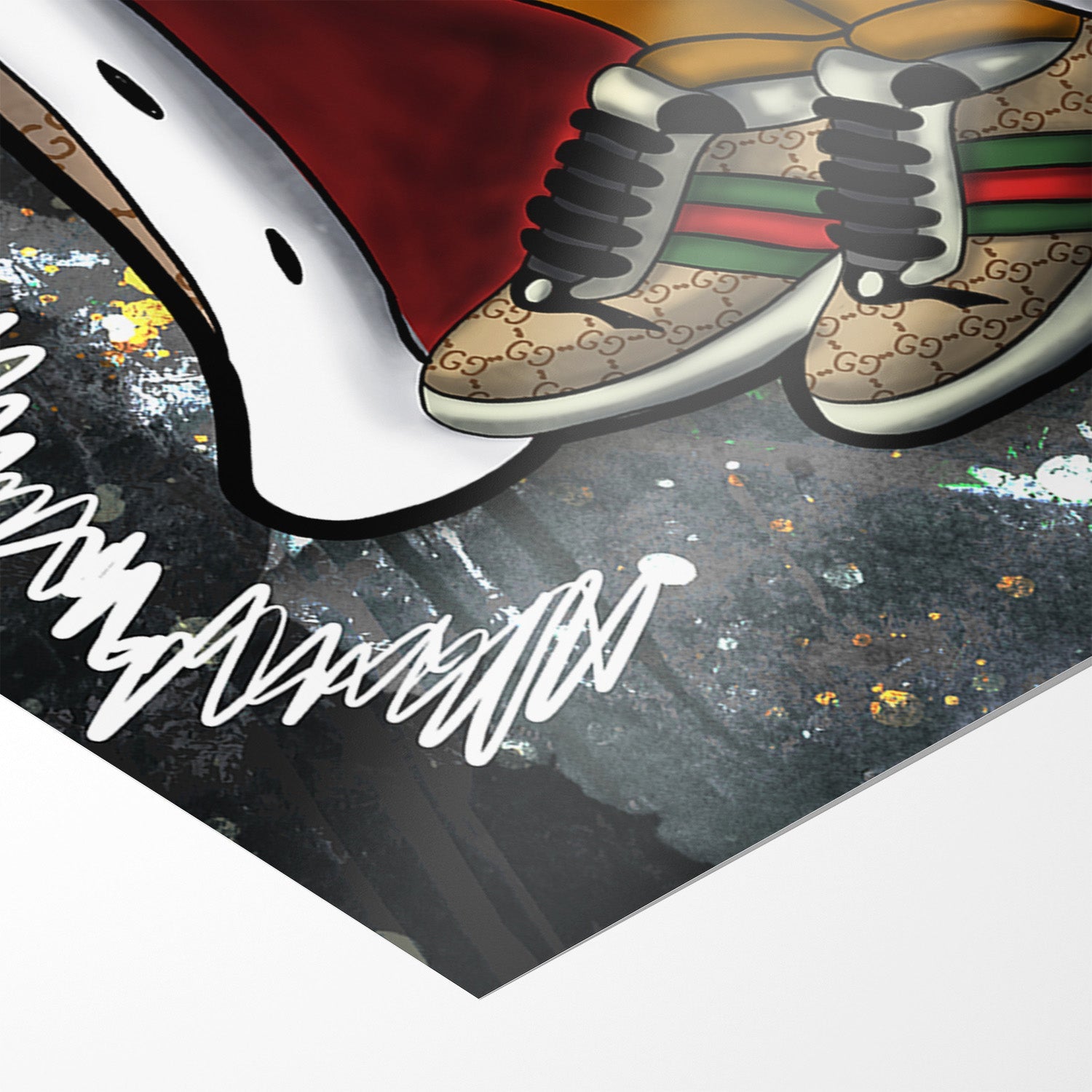 WE ARE GUCCI - LOLA & BUGS*Papier*40x60 cm*Papier*Kunstwerk*Masculina.nl