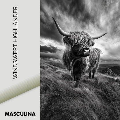 WINDSWEPT HIGHLANDER*Canvas*40x60*Canvas*Kunstwerk*Masculina.nl