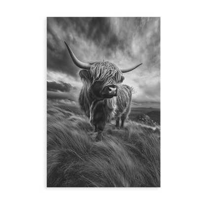 WINDSWEPT HIGHLANDER*Canvas*40x60*Canvas*Kunstwerk*Masculina.nl