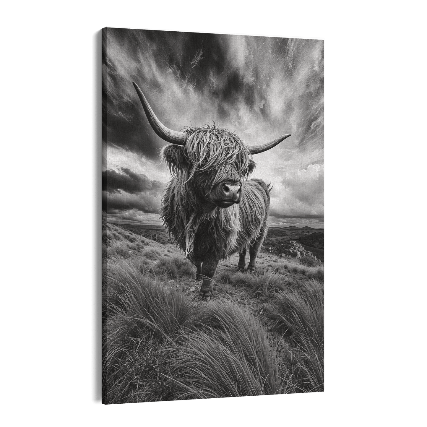 WINDSWEPT HIGHLANDER*Canvas*40x60 cm*Canvas*Kunstwerk*Masculina.nl