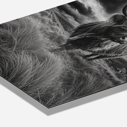 WINDSWEPT HIGHLANDER*Dibond*40x60 cm*Dibond*Kunstwerk*Masculina.nl