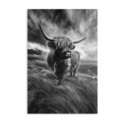 WINDSWEPT HIGHLANDER*Dibond*40x60*Dibond*Kunstwerk*Masculina.nl