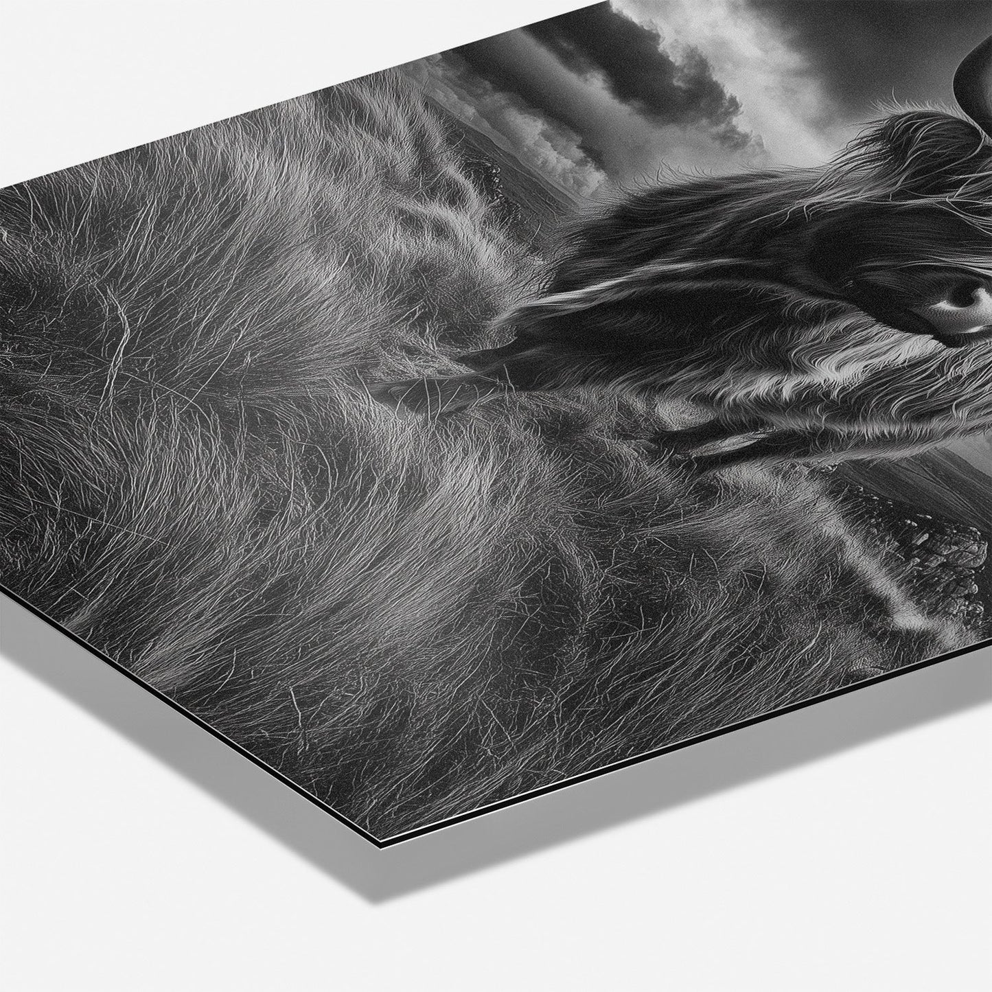 WINDSWEPT HIGHLANDER*Dibond*40x60*Dibond*Kunstwerk*Masculina.nl