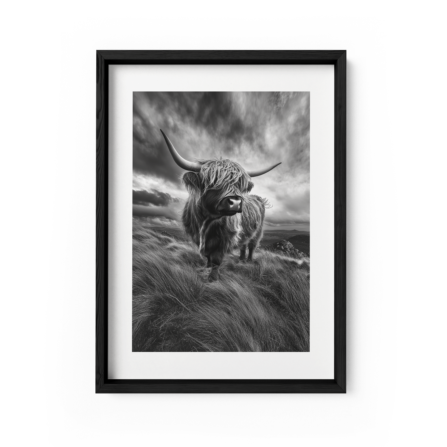 WINDSWEPT HIGHLANDER*Papier*40x60 cm*Papier*Kunstwerk*Masculina.nl