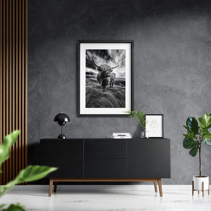 WINDSWEPT HIGHLANDER*Papier*40x60 cm*Papier*Kunstwerk*Masculina.nl