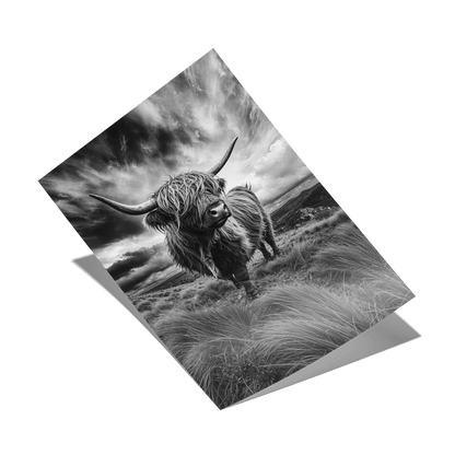 WINDSWEPT HIGHLANDER*Papier*40x60 cm*Papier*Kunstwerk*Masculina.nl