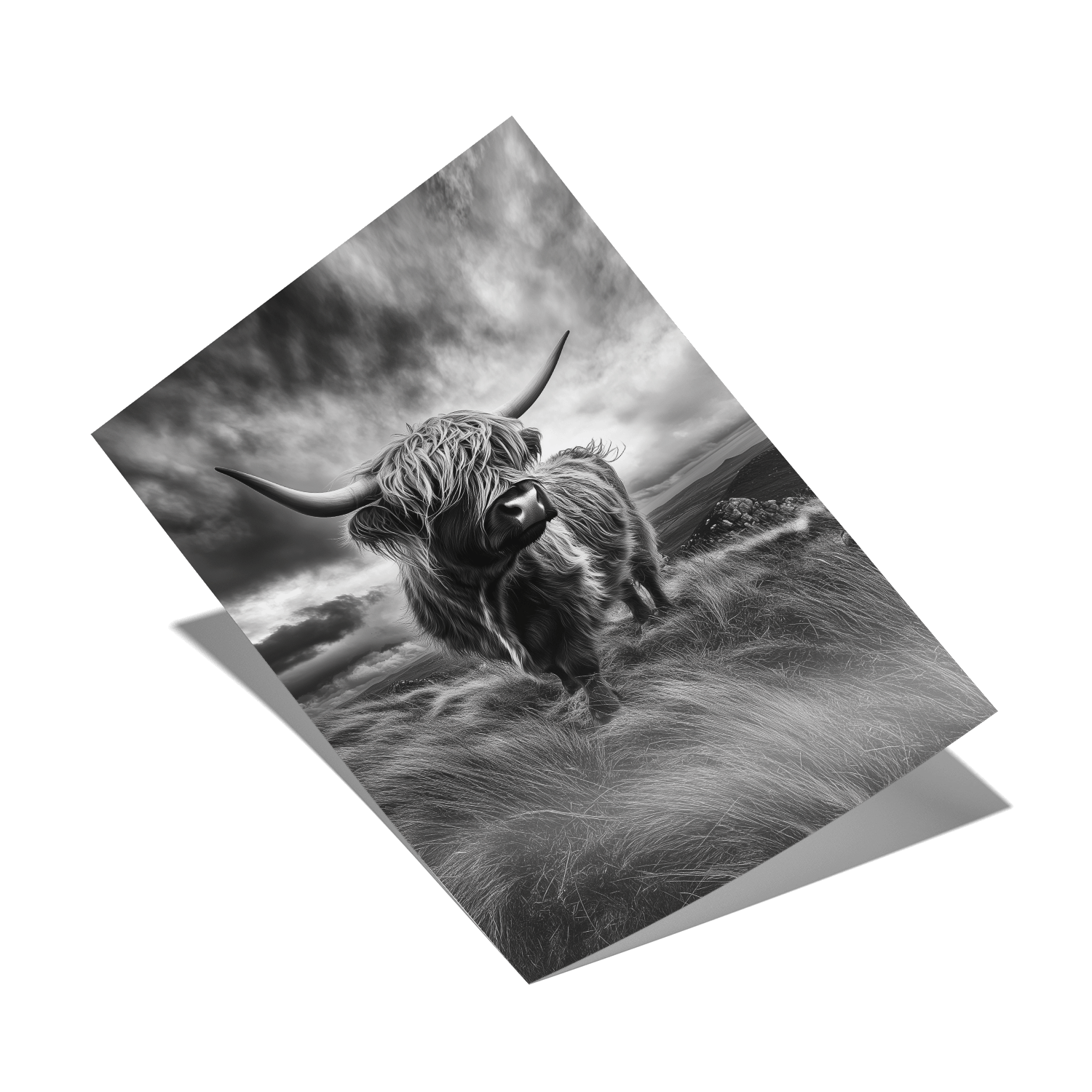 WINDSWEPT HIGHLANDER*Papier*40x60*Papier*Kunstwerk*Masculina.nl