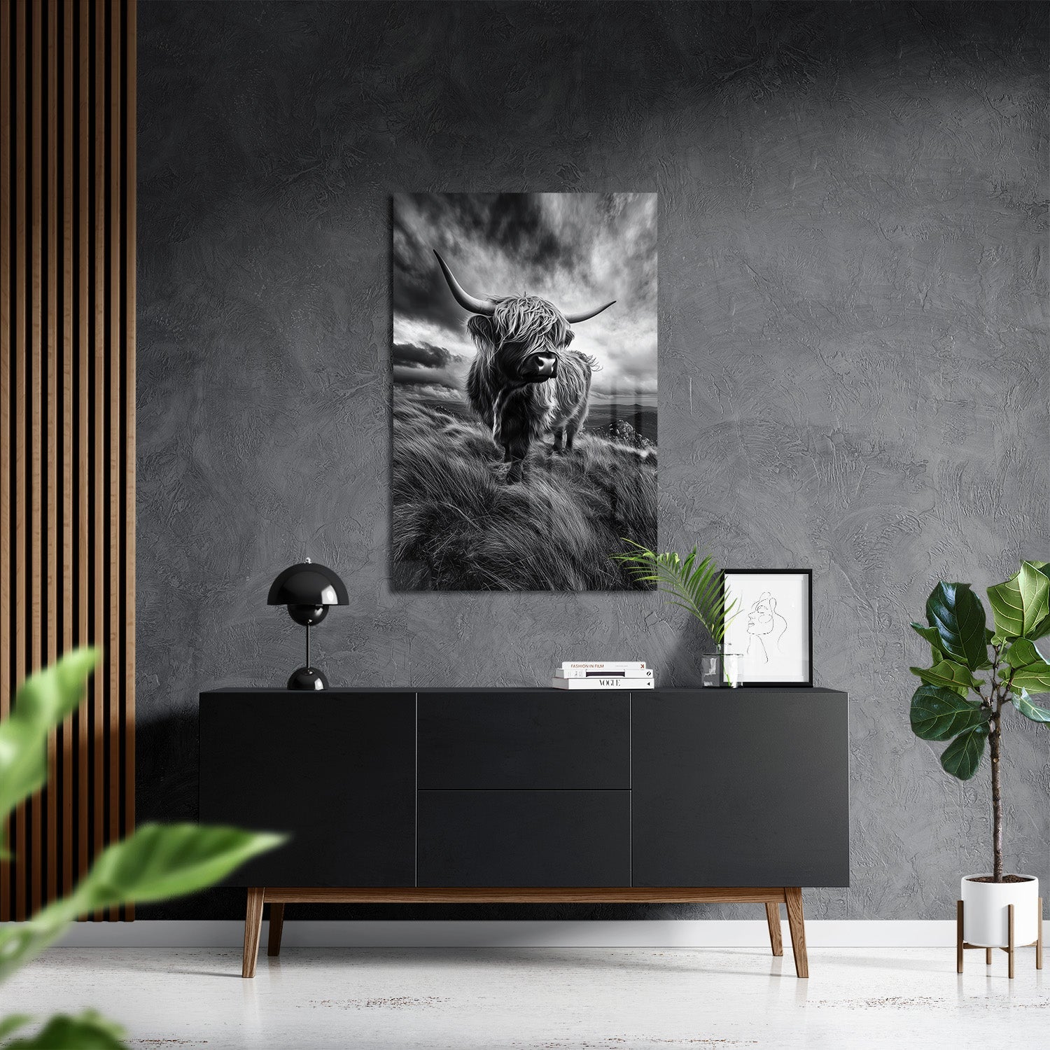 WINDSWEPT HIGHLANDER*Plexiglas*40x60*Plexiglas*Kunstwerk*Masculina.nl*Dieren*Hooglanderstag3#