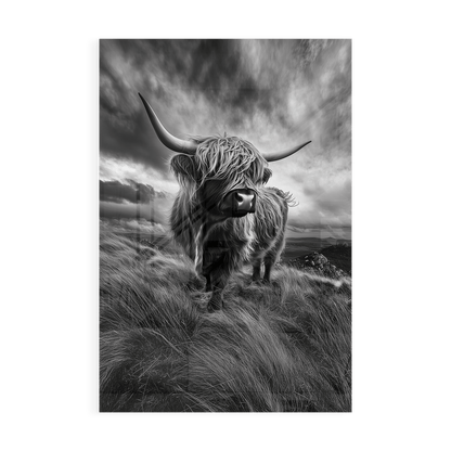 WINDSWEPT HIGHLANDER*Plexiglas*40x60*Plexiglas*Kunstwerk*Masculina.nl*Dieren*Hooglanderstag3#