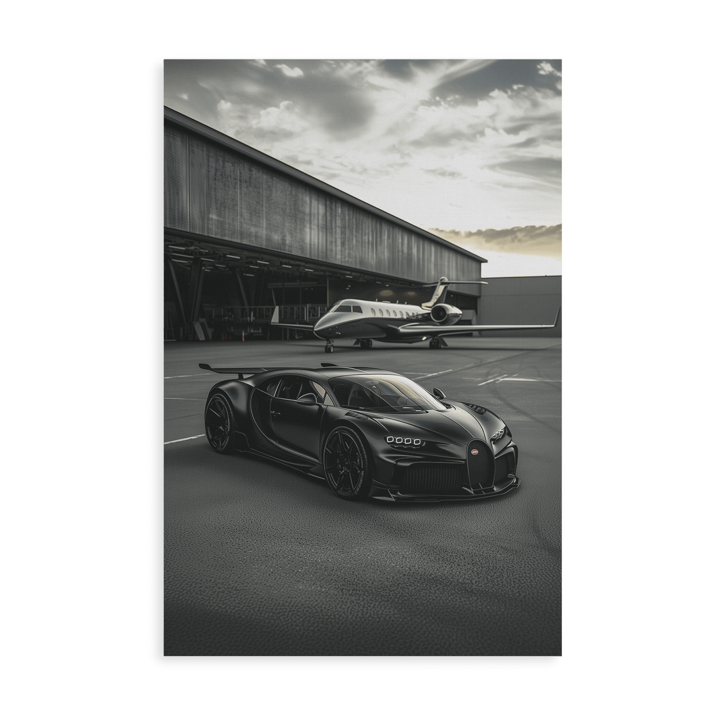 WINGS & WHEELS*Canvas*40x60*Canvas*Kunstwerk*Masculina.nl*Auto's*Bugatti