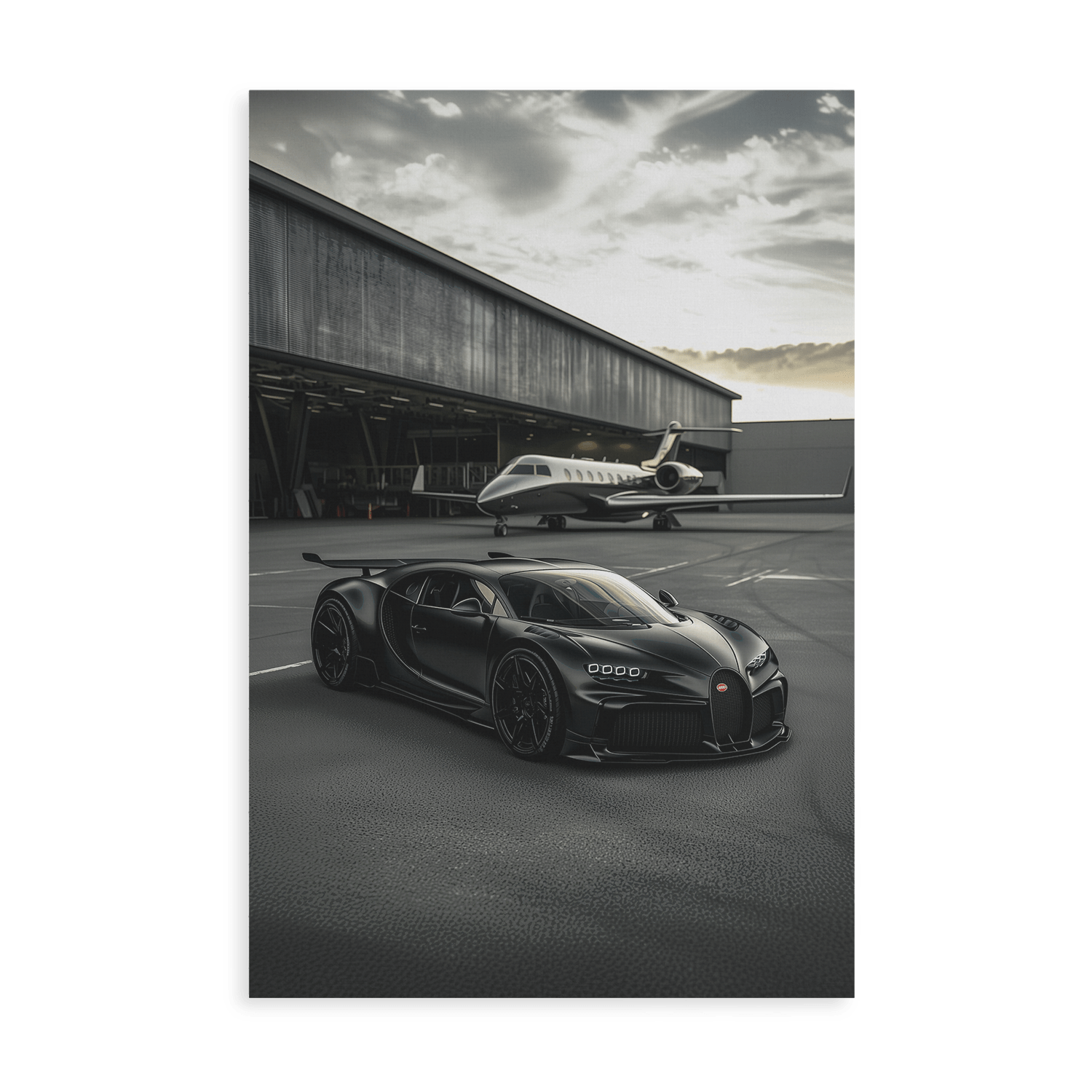 WINGS & WHEELS*Canvas*40x60*Canvas*Kunstwerk*Masculina.nl*Auto's*Bugatti