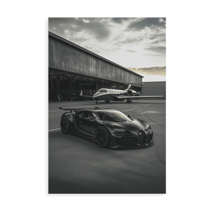 WINGS & WHEELS*Canvas*40x60*Canvas*Kunstwerk*Masculina.nl*Auto's*Bugatti