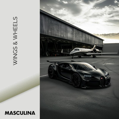 WINGS & WHEELS*Canvas*40x60*Canvas*Kunstwerk*Masculina.nl*Auto's*Bugatti