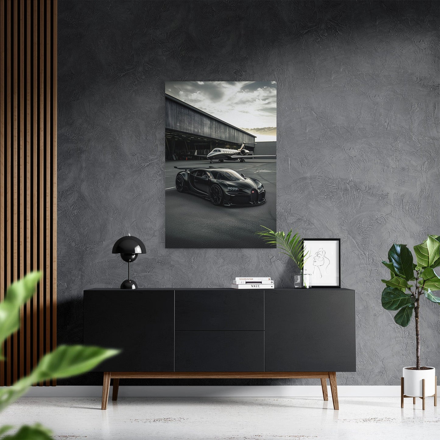 WINGS & WHEELS*Canvas*40x60*Canvas*Kunstwerk*Masculina.nl*Auto's*Bugatti