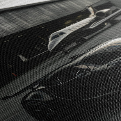 WINGS & WHEELS*Canvas*40x60 cm*Canvas*Kunstwerk*Masculina.nl