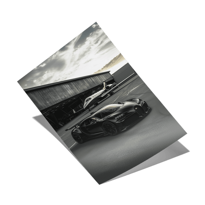 WINGS & WHEELS*Papier*40x60*Papier*Kunstwerk*Masculina.nl*Auto's*Bugatti