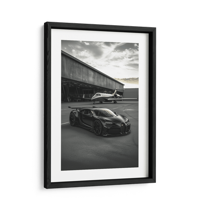 WINGS & WHEELS*Papier*40x60*Papier*Kunstwerk*Masculina.nl*Auto's*Bugatti