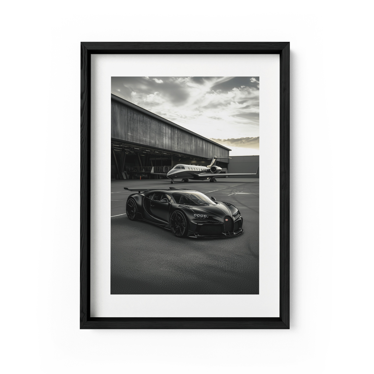 WINGS & WHEELS*Papier*40x60*Papier*Kunstwerk*Masculina.nl*Auto's*Bugatti
