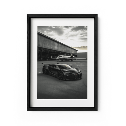 WINGS & WHEELS*Papier*40x60*Papier*Kunstwerk*Masculina.nl*Auto's*Bugatti