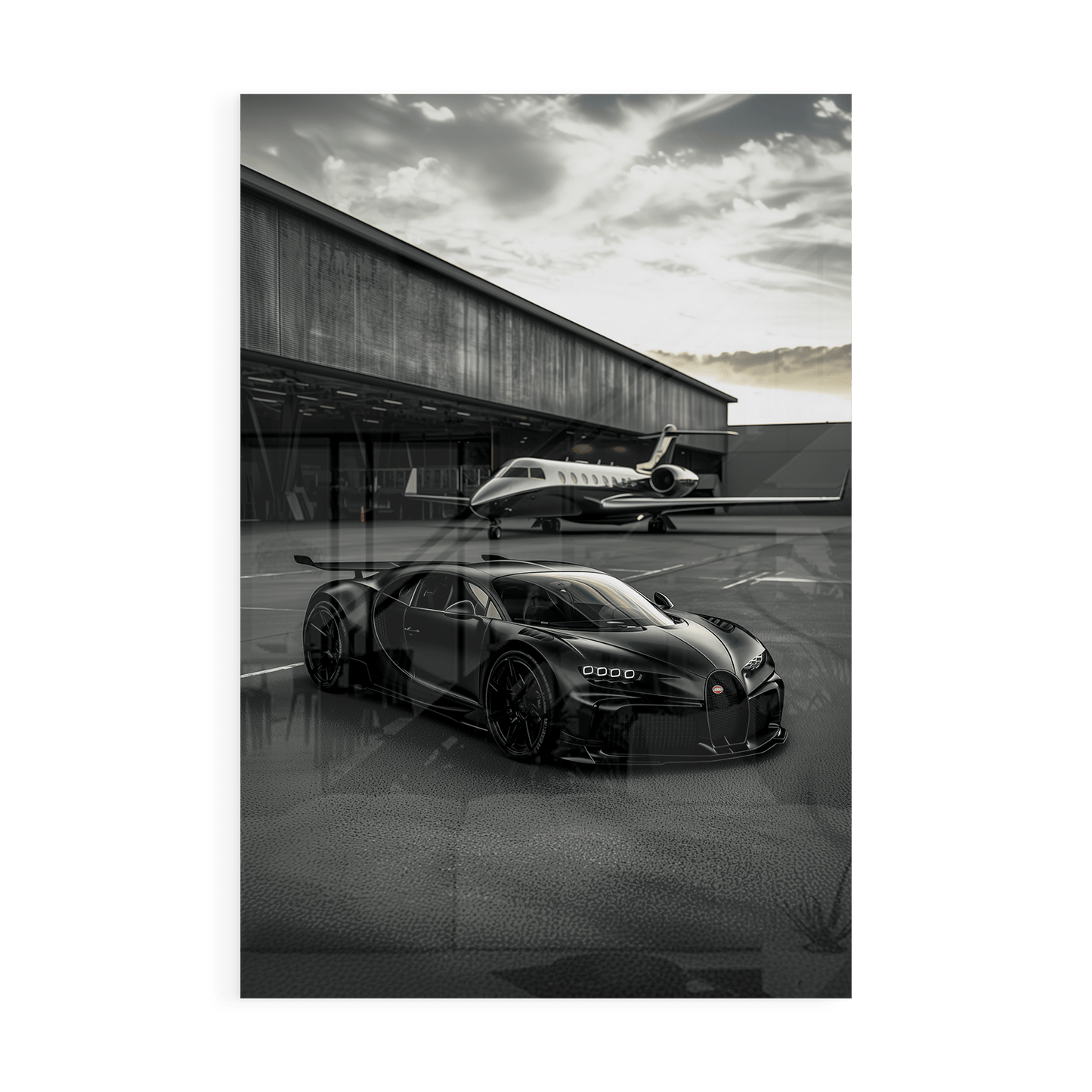 WINGS & WHEELS*Plexiglas*40x60*Plexiglas*Kunstwerk*Masculina.nl*Auto's*Bugatti