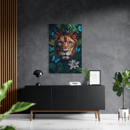 WINGS & WHISKERS - LION*Canvas*40x60*Canvas*Kunstwerk*Masculina.nl