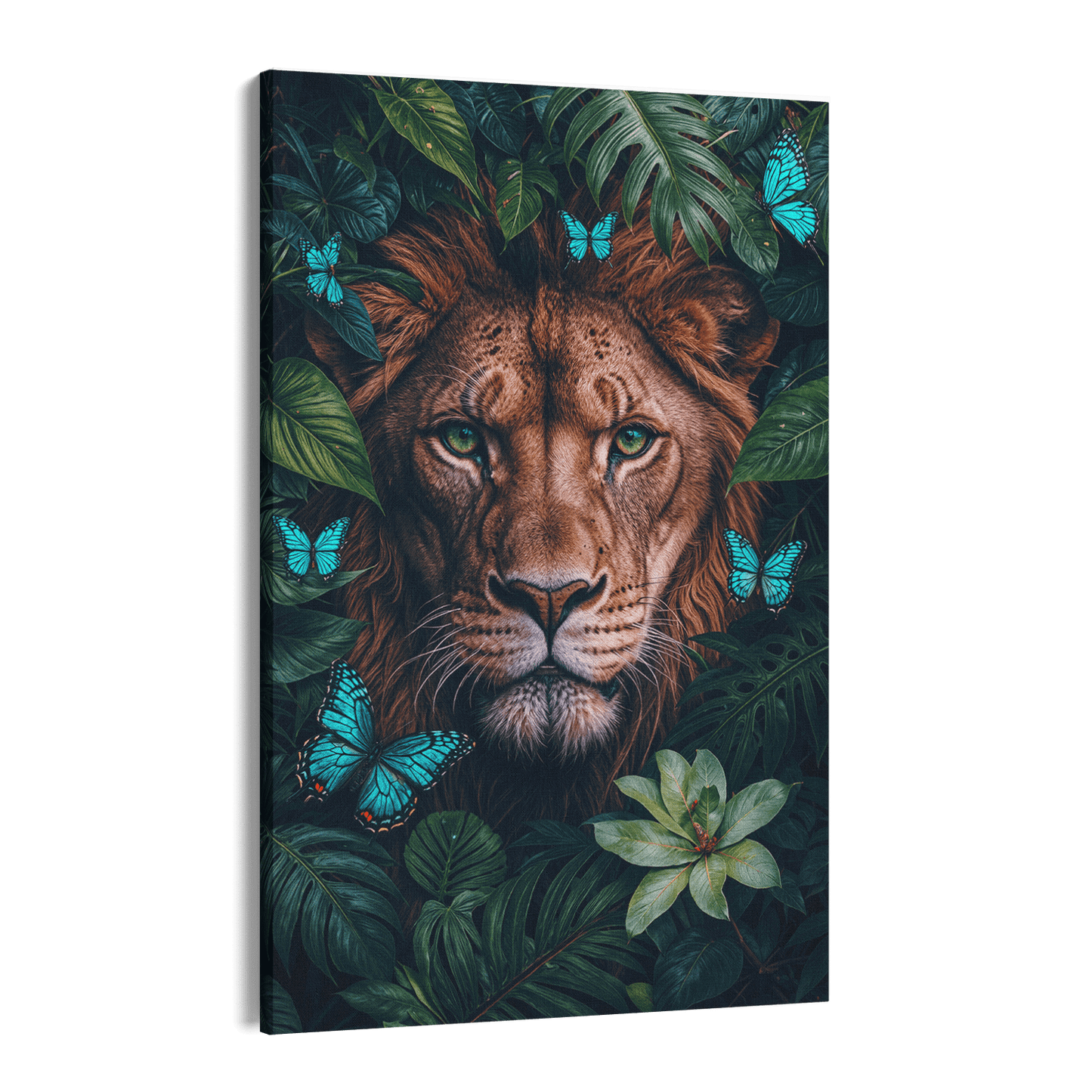 WINGS & WHISKERS - LION*Canvas*40x60 cm*Canvas*Kunstwerk*Masculina.nl