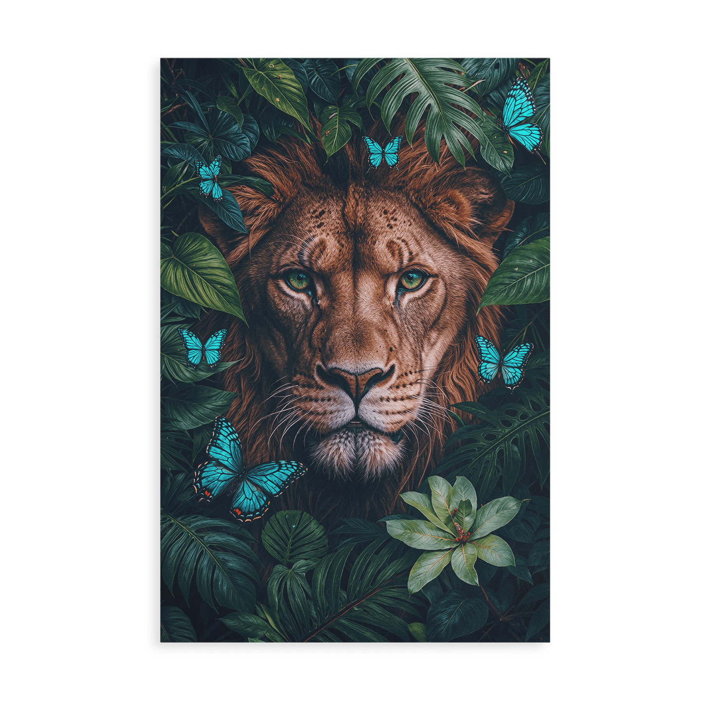 WINGS & WHISKERS - LION*Canvas*40x60 cm*Canvas*Kunstwerk*Masculina.nl