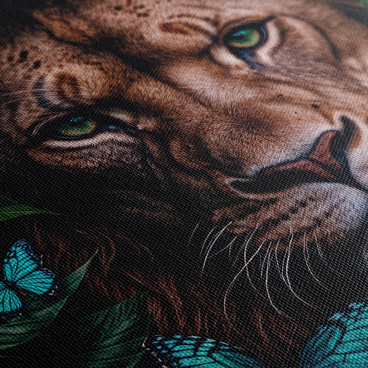 WINGS & WHISKERS - LION*Canvas*40x60 cm*Canvas*Kunstwerk*Masculina.nl
